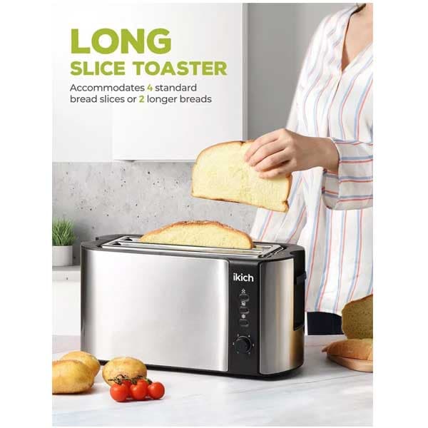 توستر نان IKICH مدل long toaster cp 144a — تصویر ۳