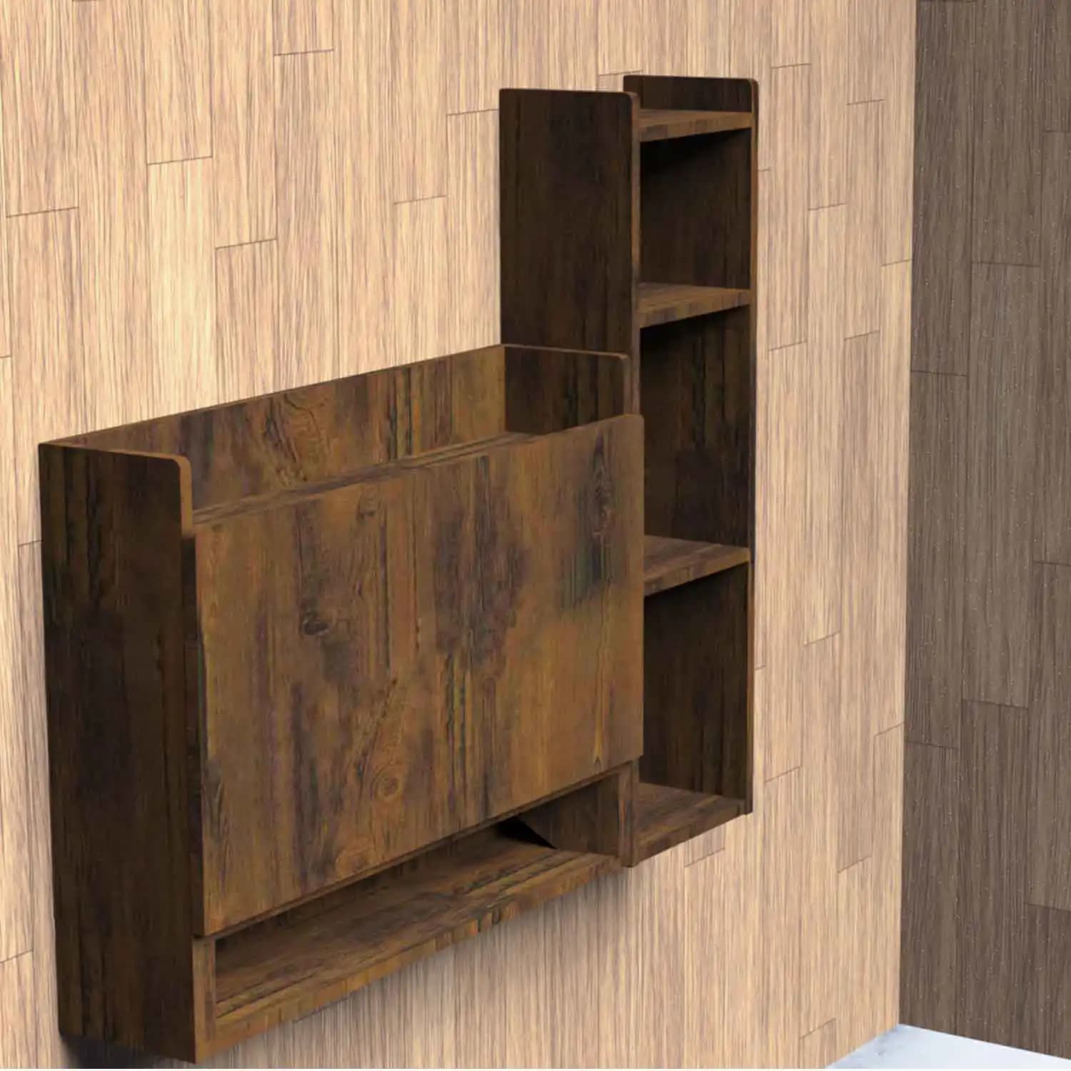 میز تحریر دیواری کتابخانه دار WD80 — تصویر ۷