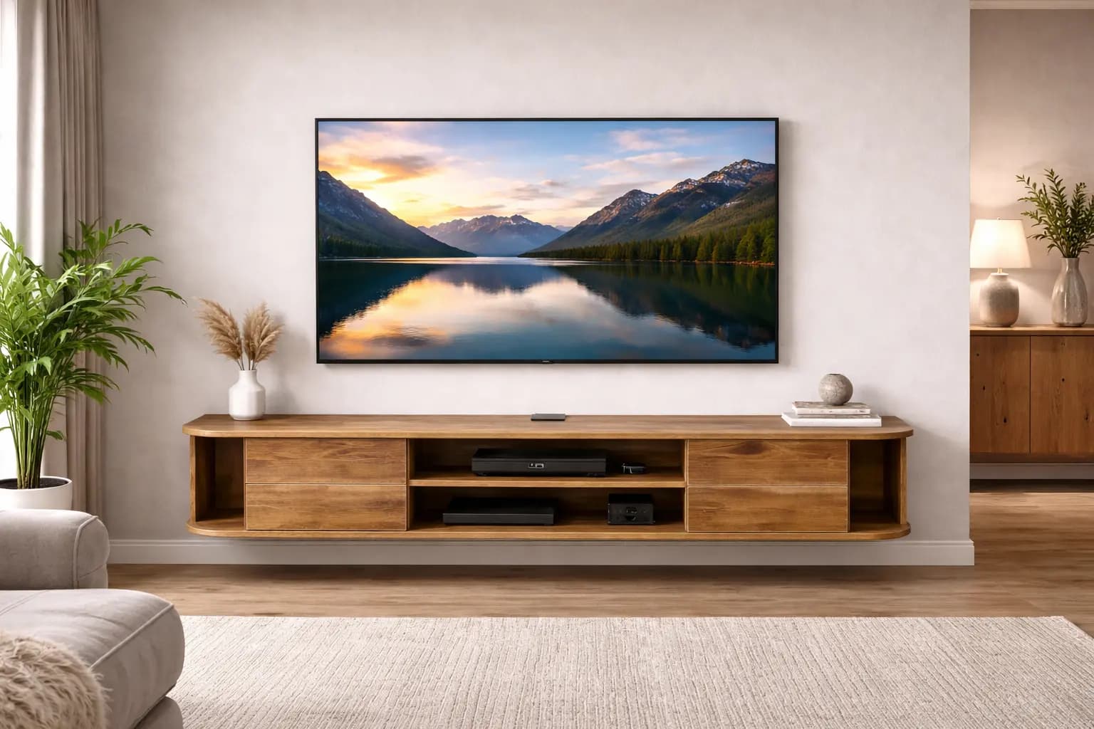 میز تلویزیون دیواری 4k — تصویر ۲