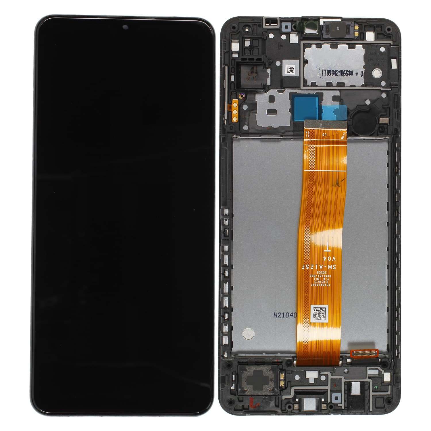 ال سی دی سامسونگ LCD Samsung A12 مدل فنی: A125F اورجینال با فریم سرویس پک خرید از دات وان پارت — تصویر ۲