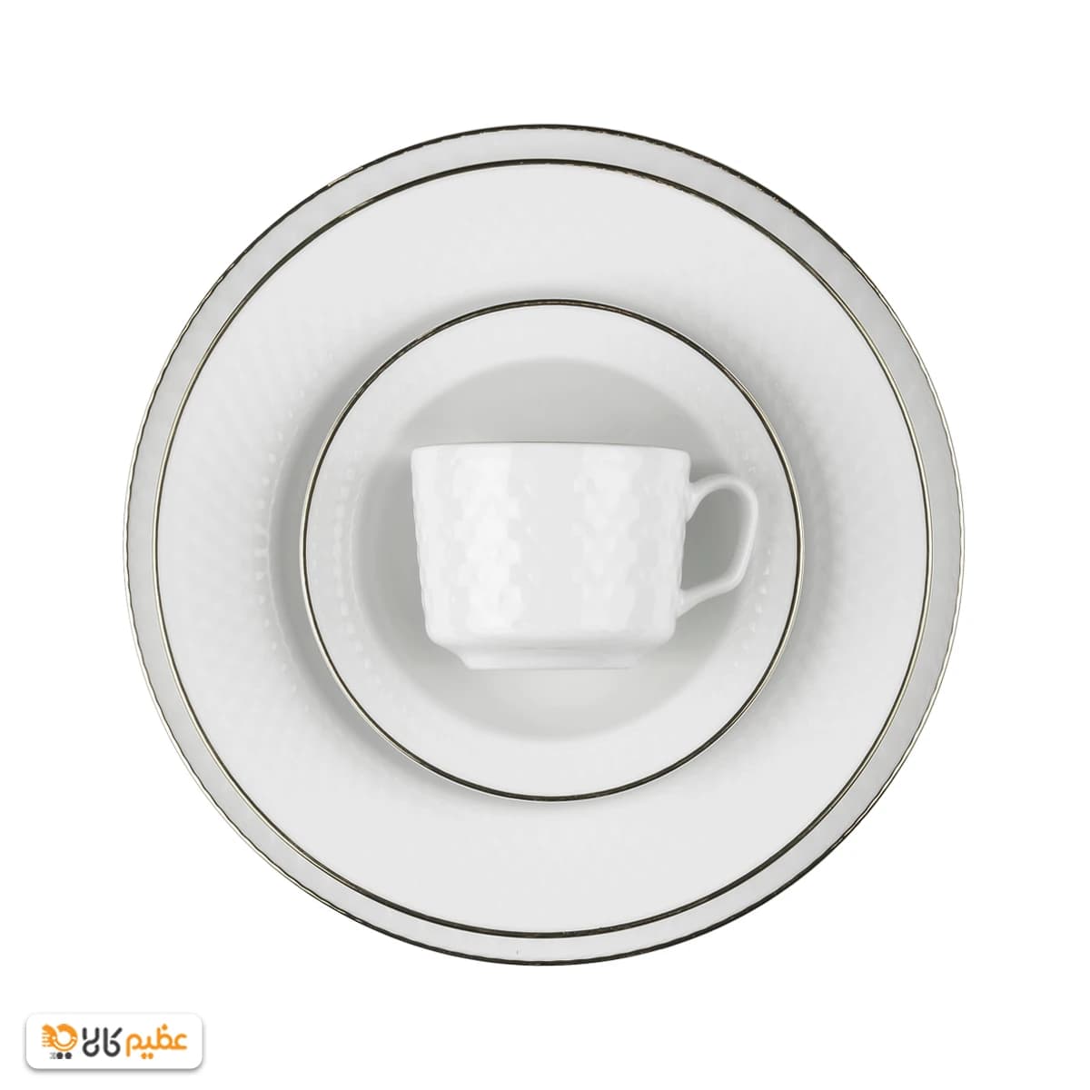 سرویس غذا خوری چینی 102 پارچه زرین سمن — تصویر ۹
