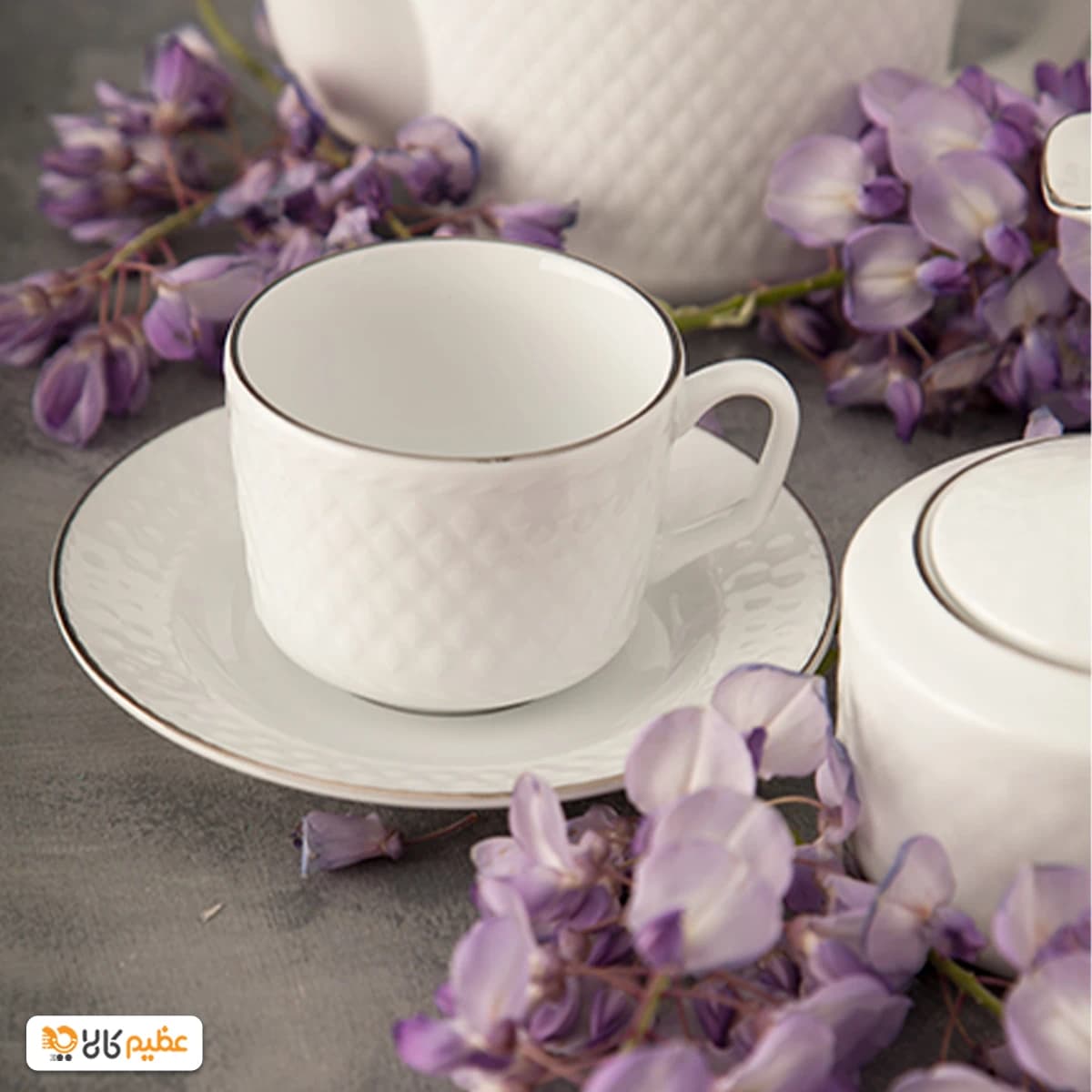 سرویس غذا خوری چینی 102 پارچه زرین سمن — تصویر ۲