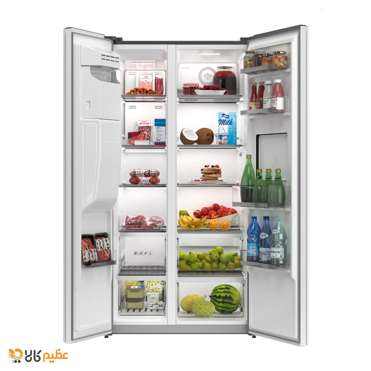 یخچال فریزر ساید بای ساید جی پلاس مدل GSS-R7927 — تصویر ۳