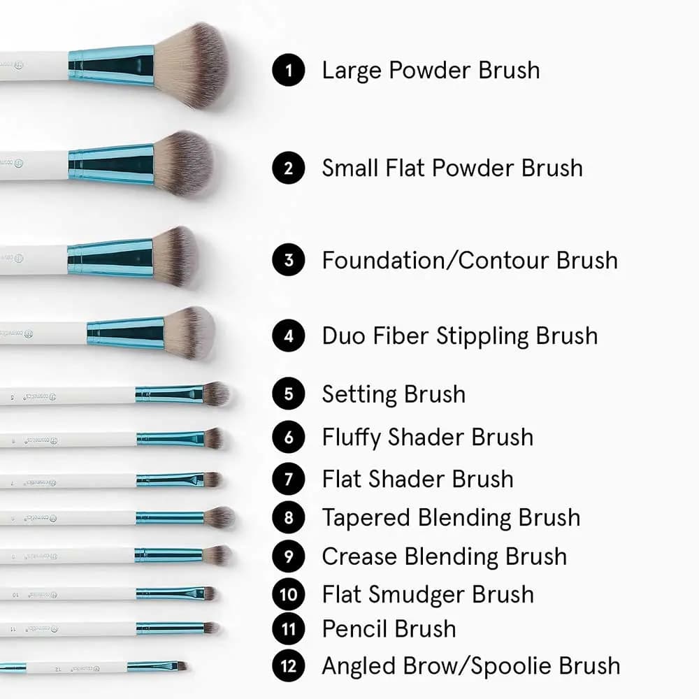 ست براش هلوگرامی بی اچ کازمتیک BH Cosmetics (12 عددی با کیف) — تصویر ۸