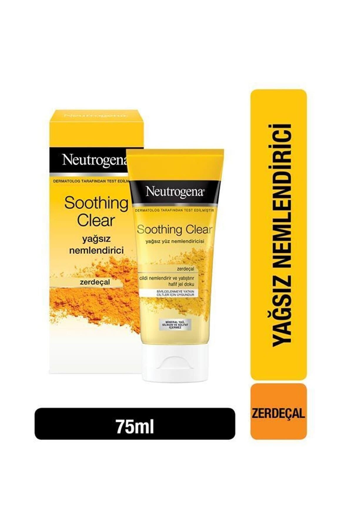 آبرسان صورت عصاره زردچوبه Soothing Clear نوتروژینا (75 میل) — تصویر ۳