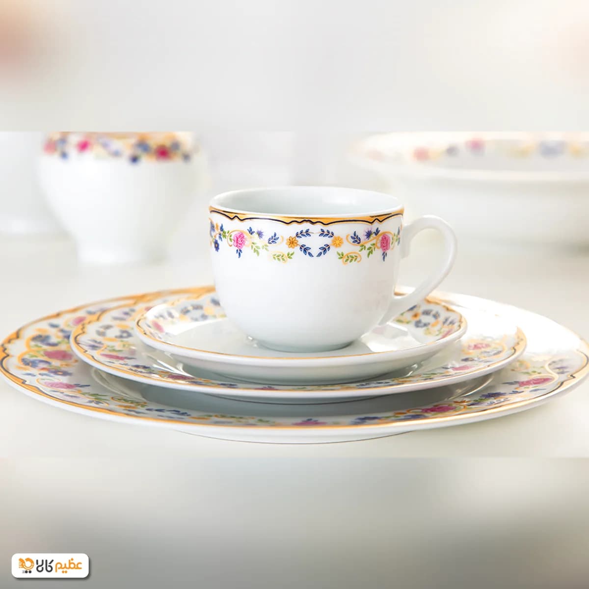 سرویس چینی 102 پارچه کامل زرین گلستان — تصویر ۹