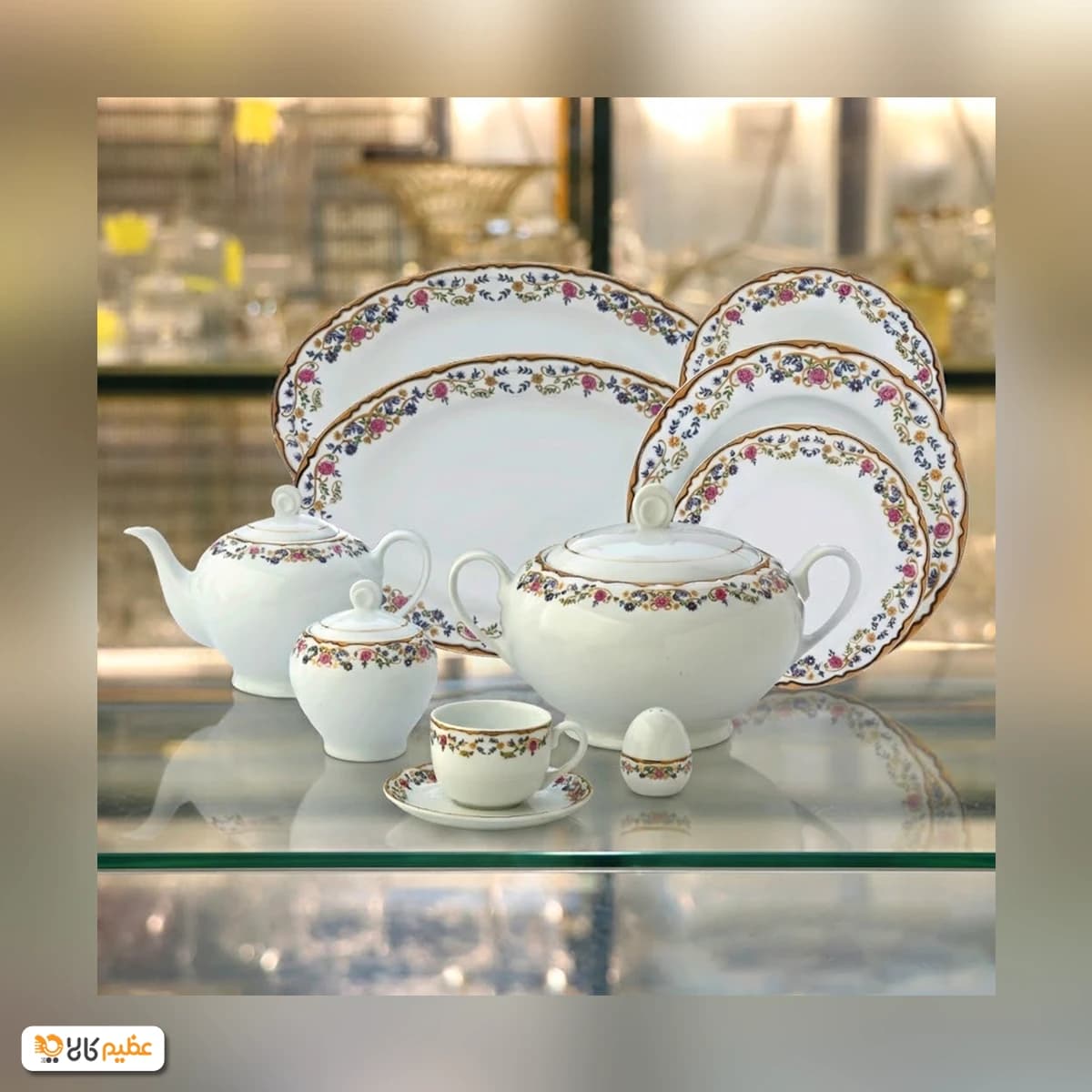 سرویس چینی 102 پارچه کامل زرین گلستان — تصویر ۸