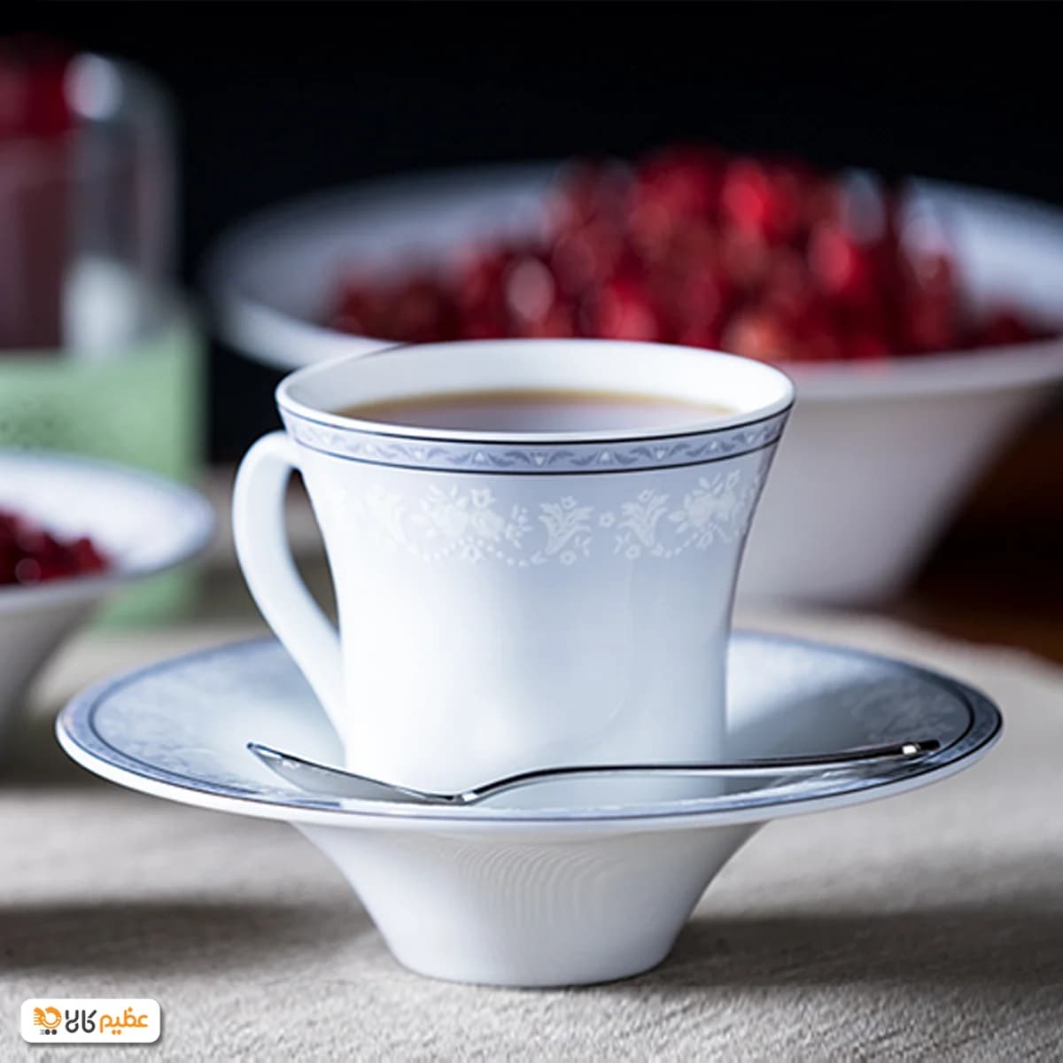 سرویس چینی 108 پارچه کامل زرین وایت رز — تصویر ۱۰