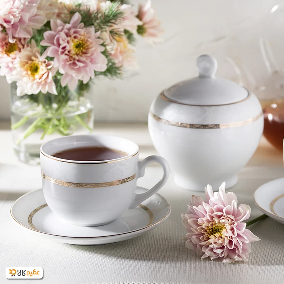 سرویس چینی 102 پارچه کامل زرین هدیه طلایی — تصویر ۷