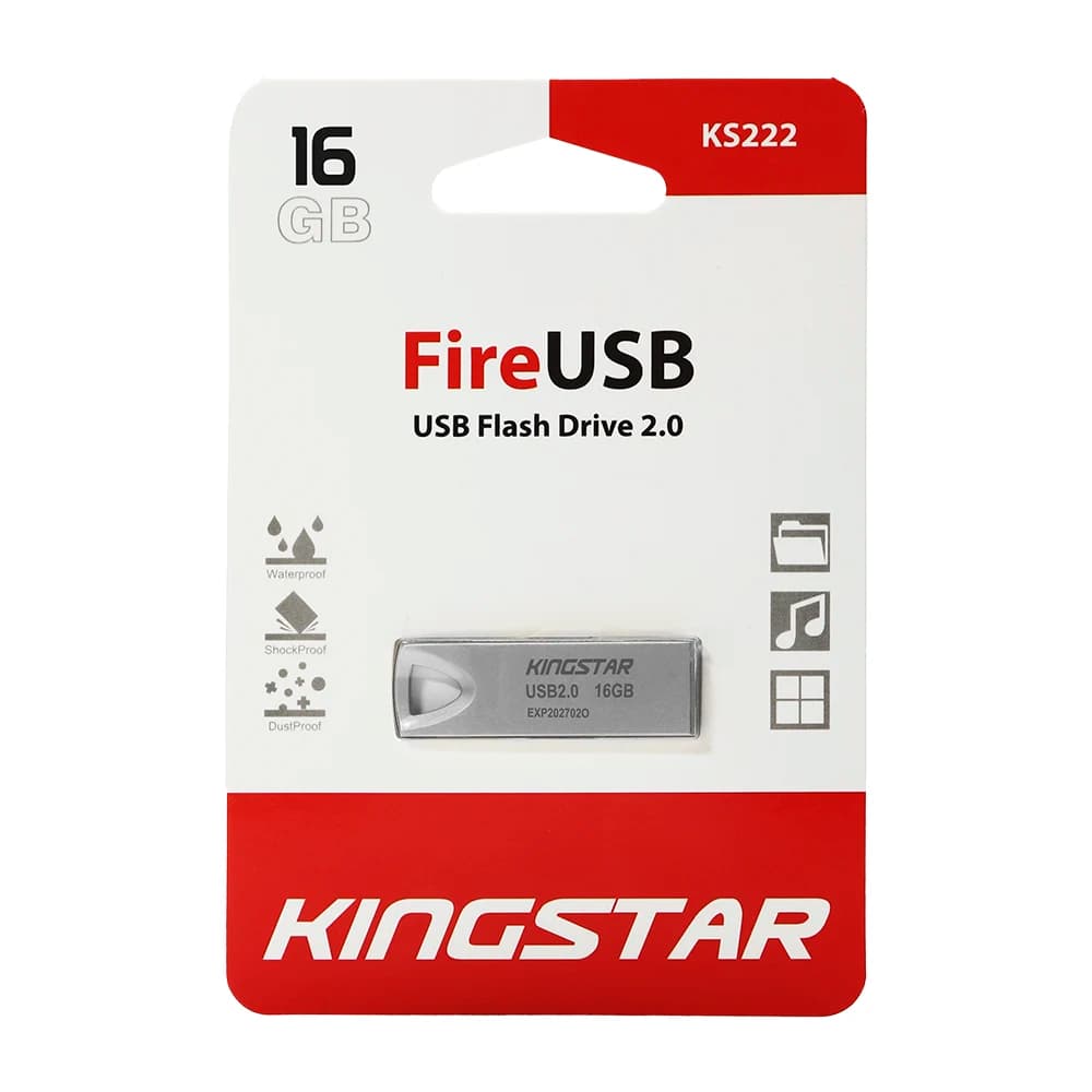 فلش مموری USB2.0 کینگ استار مدل KS222 –16 GB Fire — تصویر ۶
