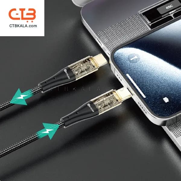 کابل USB-C بنیوس مدل BE-CA05 طول 1متر — تصویر ۵