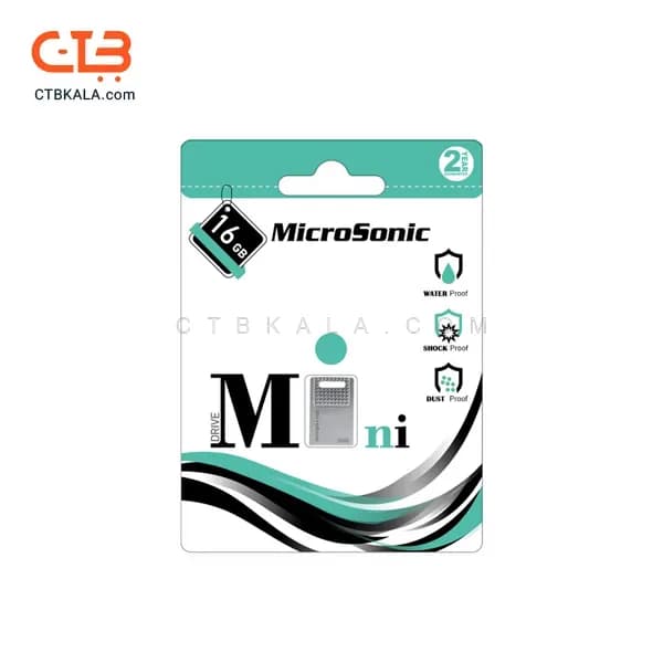 فلش مموری میکروسونیک مدل mini drive ظرفیت 16 گیگابایت — تصویر ۳