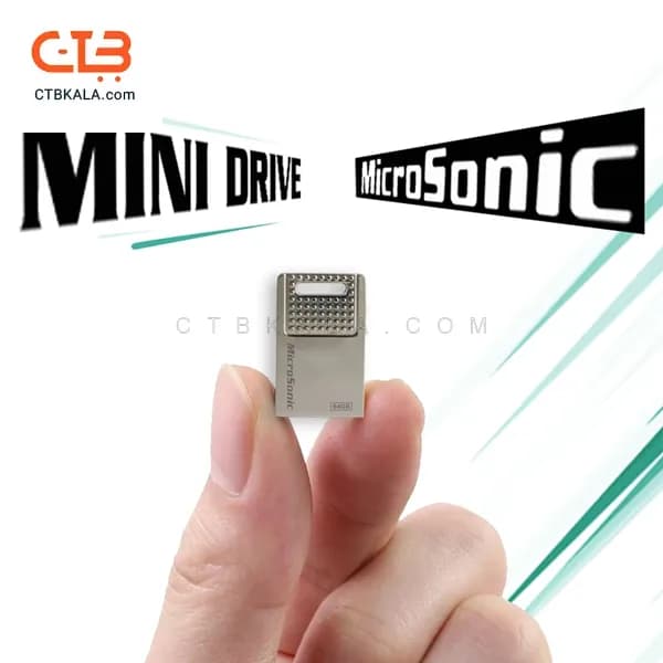 فلش مموری میکروسونیک مدل mini drive ظرفیت 16 گیگابایت — تصویر ۲