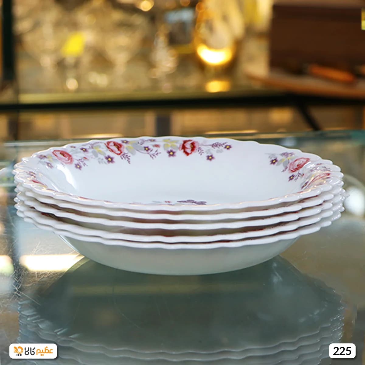 بشقاب خورش خوری آرکوپال پارس اپال مدل دنیز کد 225 — تصویر ۴