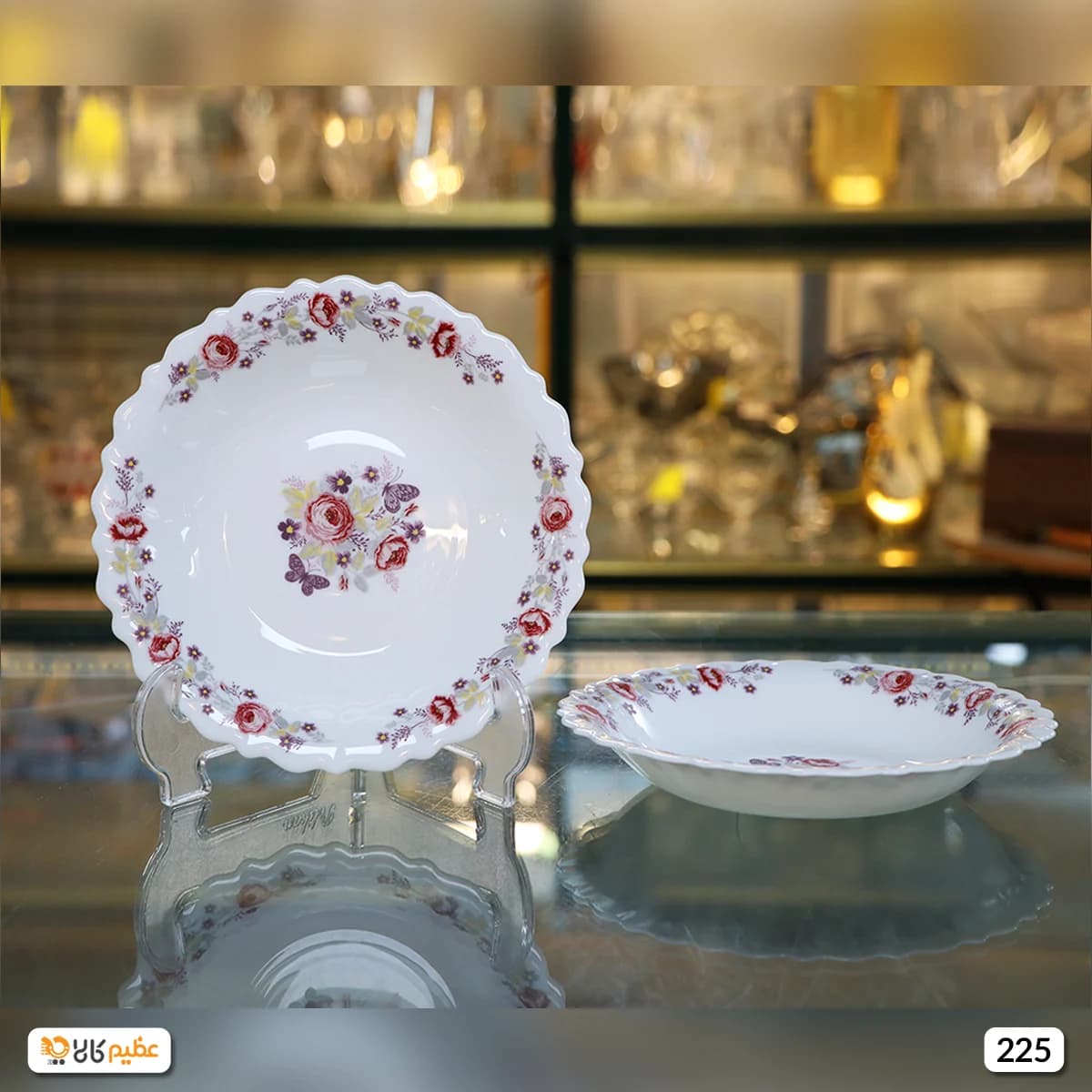 بشقاب خورش خوری آرکوپال پارس اپال مدل دنیز کد 225 — تصویر ۳