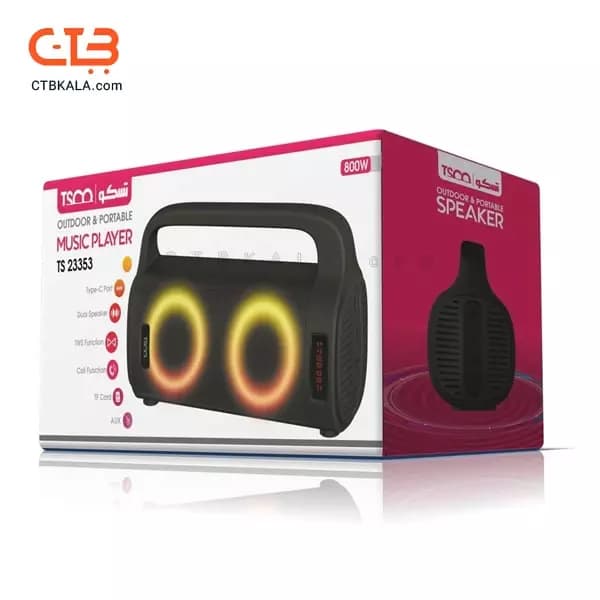 اسپیکر بلوتوثی قابل حمل تسکو مدل TS 23353 — تصویر ۷