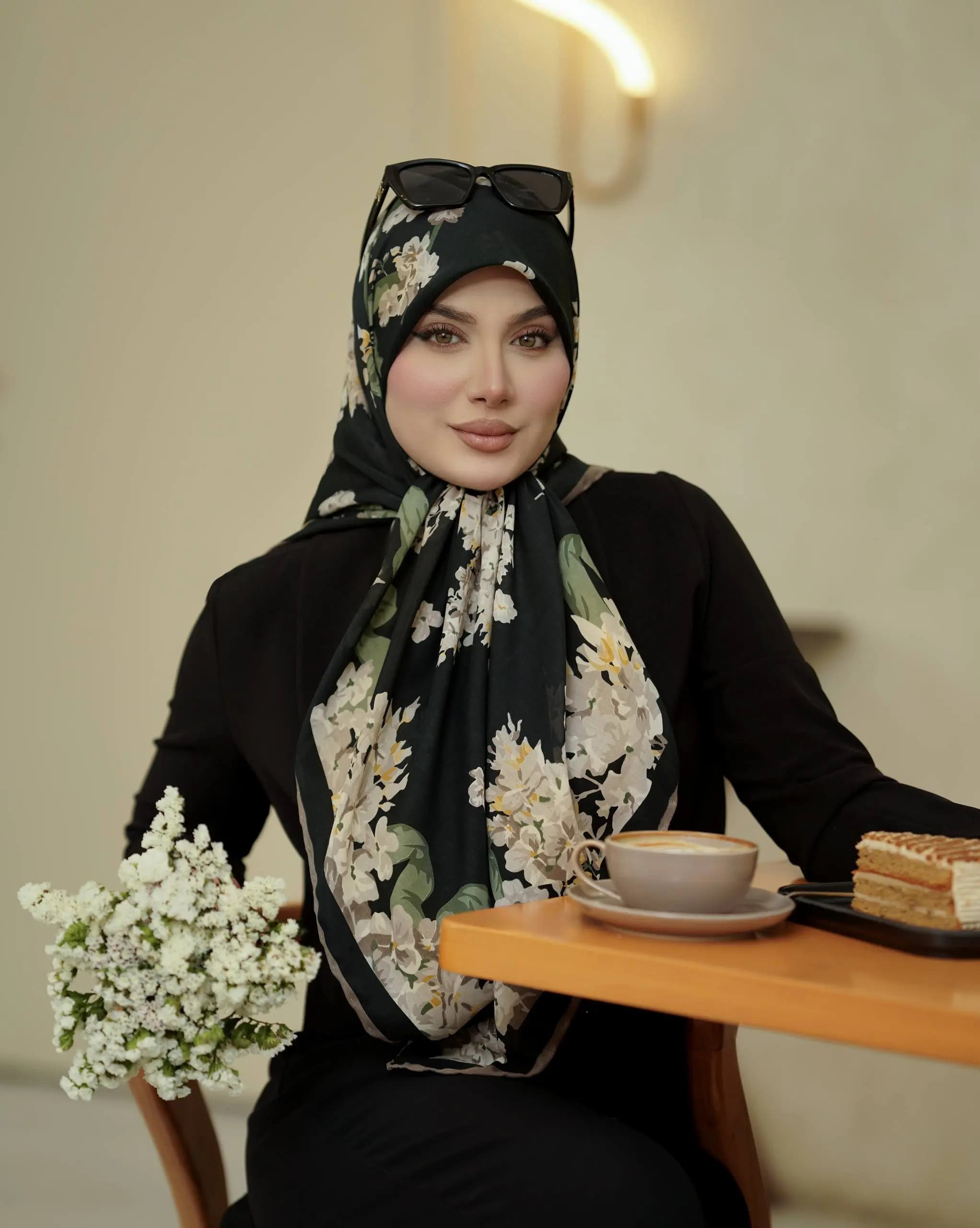 روسری وال ترک سایز 125 کد 398 — تصویر ۳