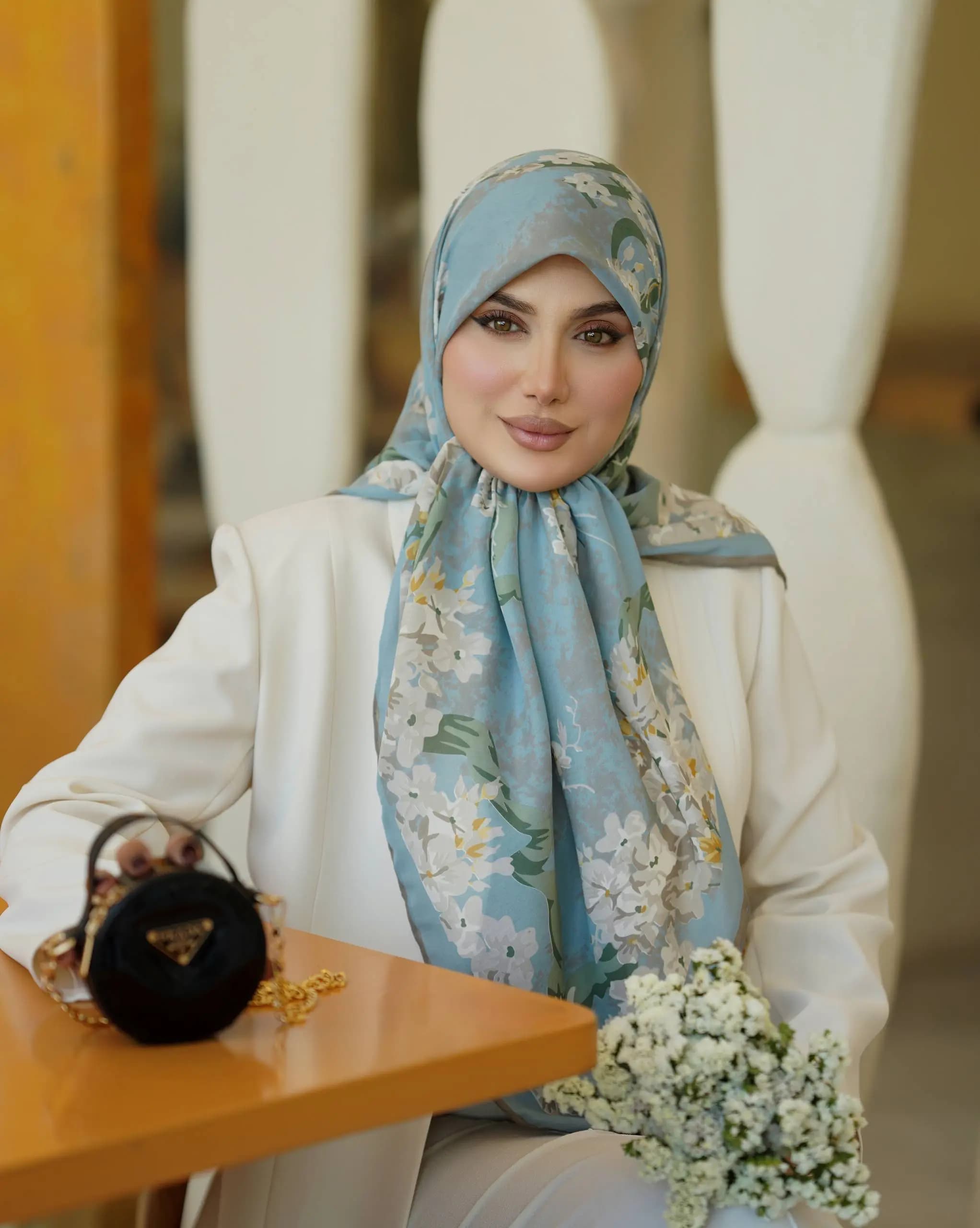 روسری وال ترک سایز 125 کد 398
