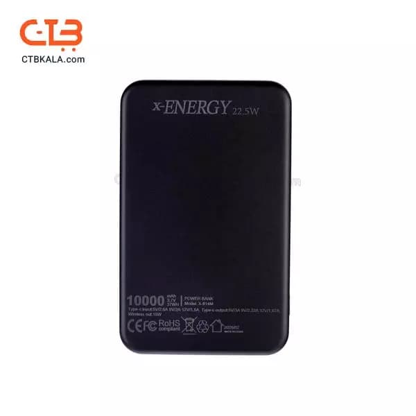 پاور بانک 22.5 وات ایکس انرژی مدل X-814M ظرفیت 10000 میلی آمپر ساعت — تصویر ۱۲