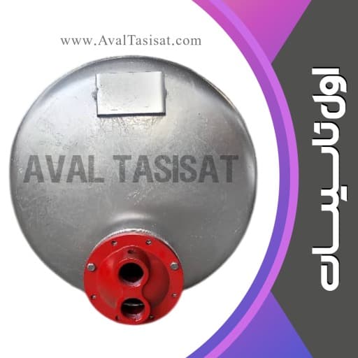 منبع کویل دار افقی 500 لیتری