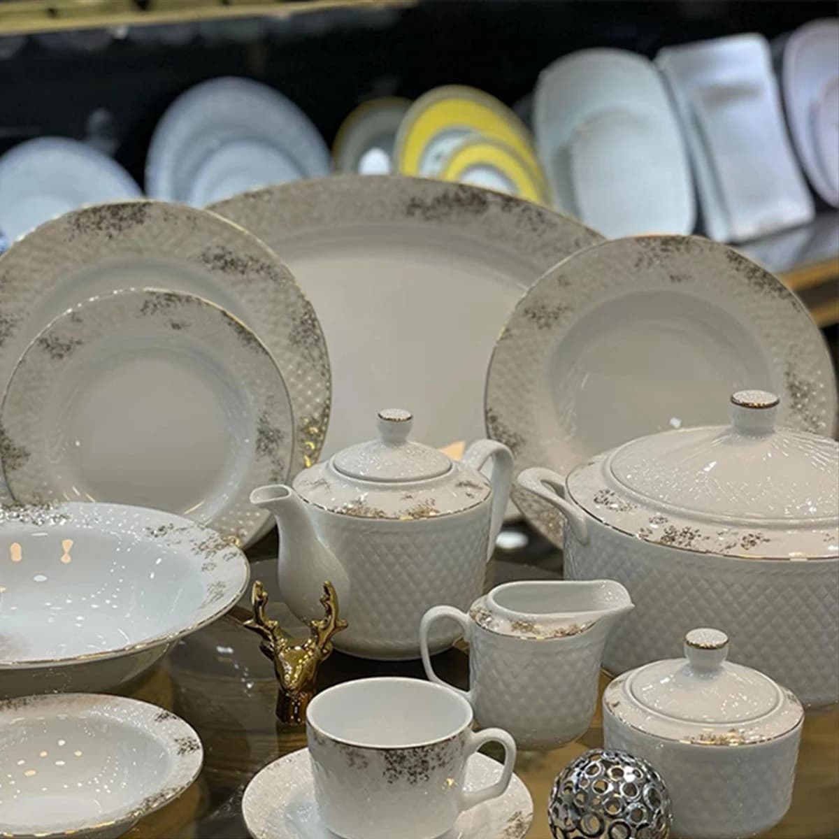 سرویس چینی 102 پارچه کامل زرین کلودیا — تصویر ۲