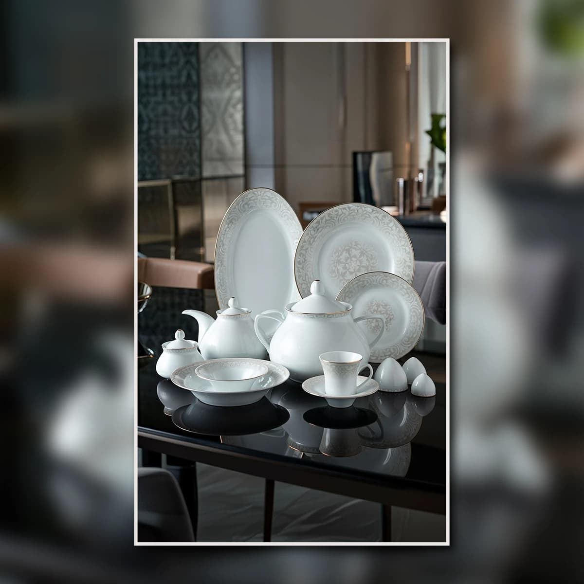 سرویس چینی 108 پارچه کامل زرین نیوان — تصویر ۴