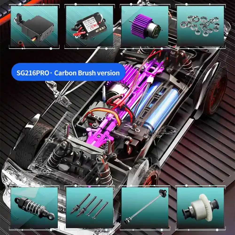 ماشین دریفت کنترلی SG216 Pro — تصویر ۶