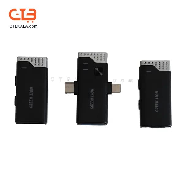 میکروفون یقه ای بی‌سیم گرین لاین مدل GN 3 IN 1 MIC360D — تصویر ۸