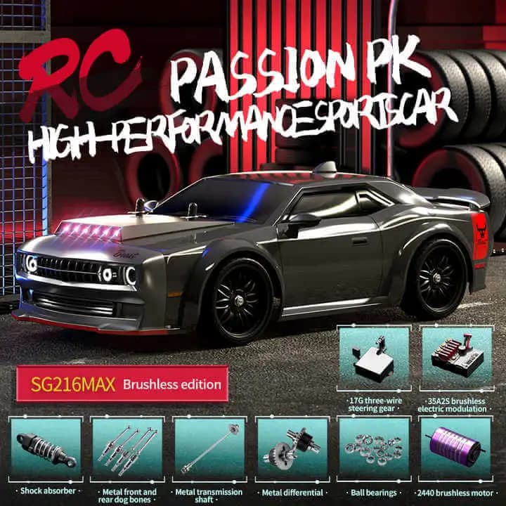 ماشین دریفت کنترلی SG216 MAX — تصویر ۶