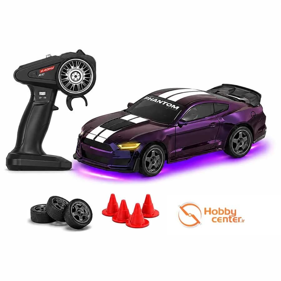 ماشین کنترلی دریفت میکرو Whoosh m4 مقیاس 1:34 — تصویر ۶
