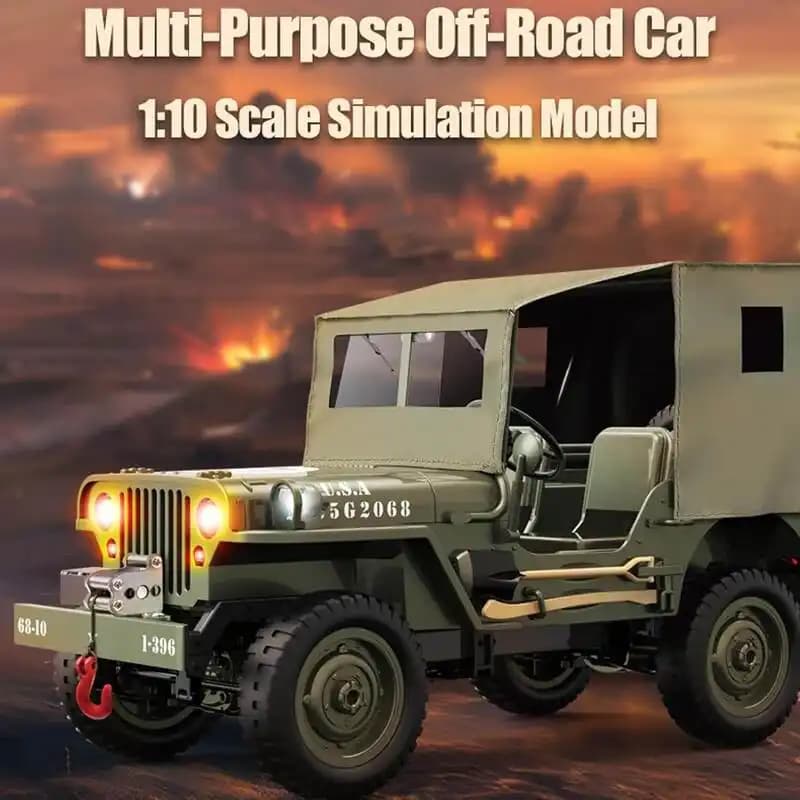 جیپ ارتشی کنترلی Military jeep D888 — تصویر ۳