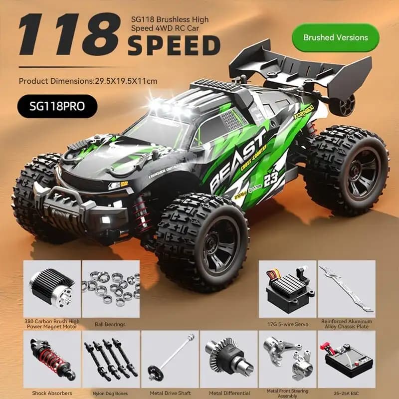 ماشین کنترلی آفرود ZLL SG118 PRO مقیاس 1:18 — تصویر ۱۱