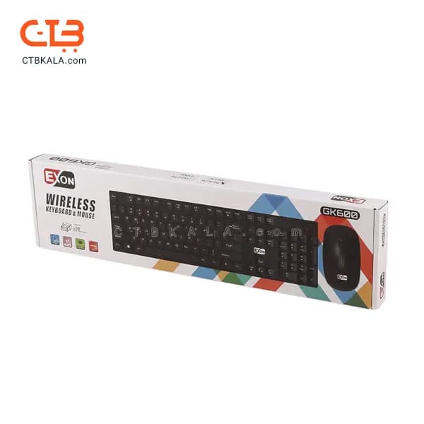 کیبورد و ماوس بی سیم اکسون مدل Gk-600 — تصویر ۱۰