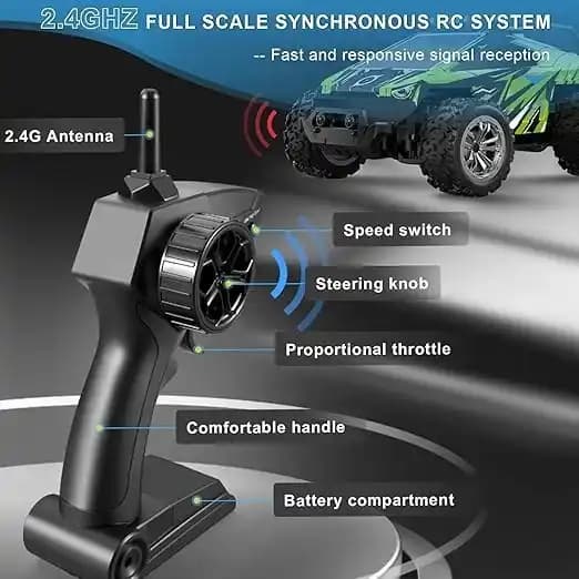 ماشین کنترلی مینی آفرود Rapid Monster S911 — تصویر ۶