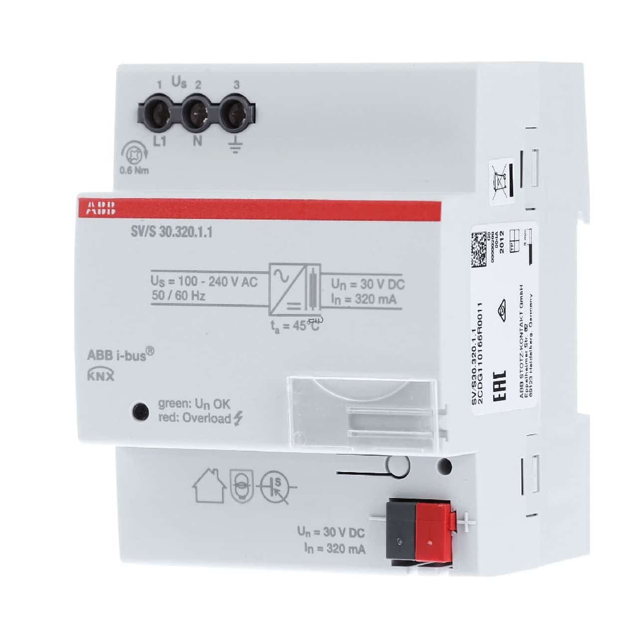 منبع تغذیه 320 میلی آمپر KNX ساخت ABB — تصویر ۵