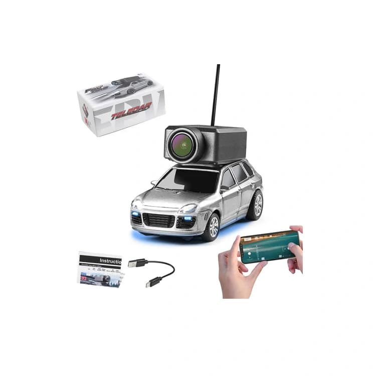 ماشین کنترلی میکرو دوربین‌دار WLtoys مقیاس 1:64 — تصویر ۸