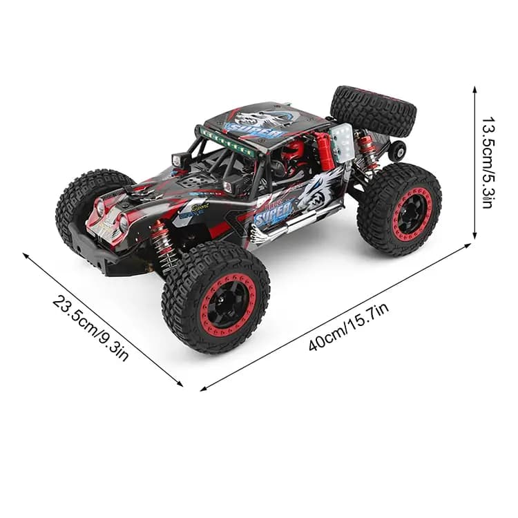 ماشین کنترلی آفرود WLtoys 124028 — تصویر ۳