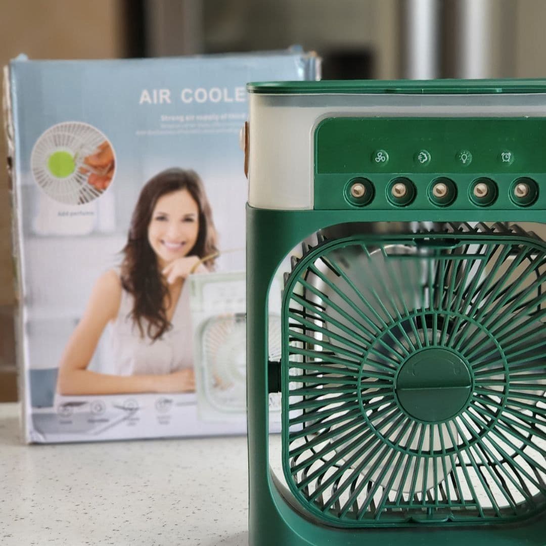 پنکه رومیزی مه‌پاش برقی RGB مدلAIR COOLER FAN