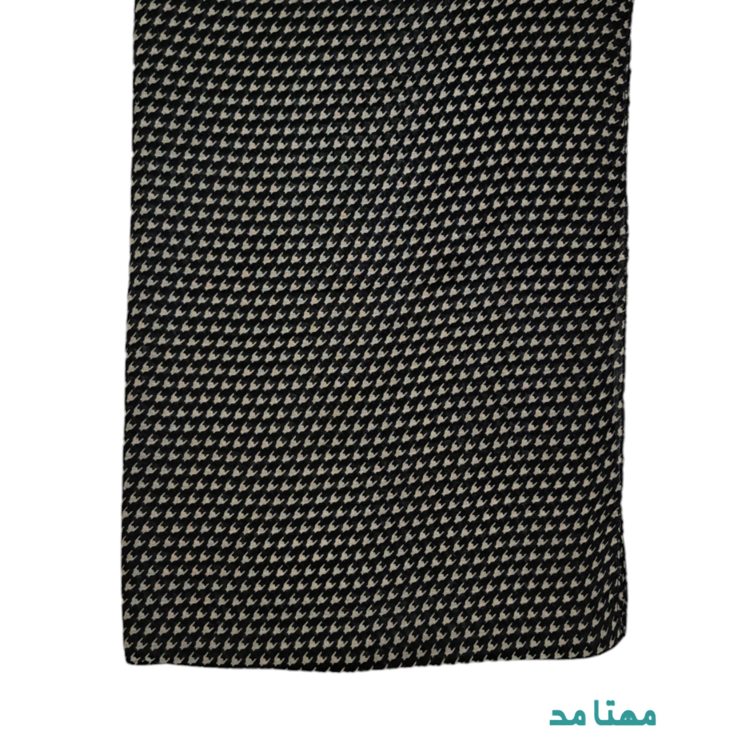 شال نخی منگوله دار طرح پیچازی کد 2-208 — تصویر ۳
