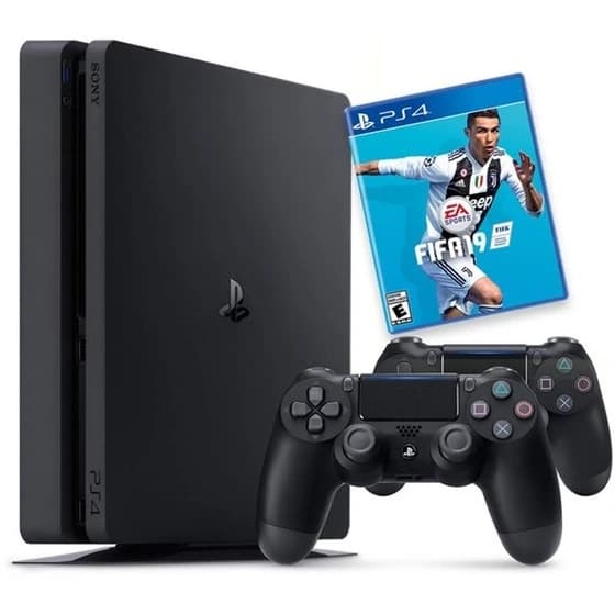 کنسول بازی سونی PS4 Slim | حافظه 1 ترابایت + یک دسته اضافه کپی خور کارکرده — تصویر ۲