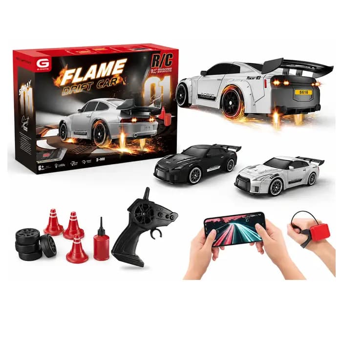 ماشین کنترلی دریفت Flame Drift Car مدل 577-2 — تصویر ۴