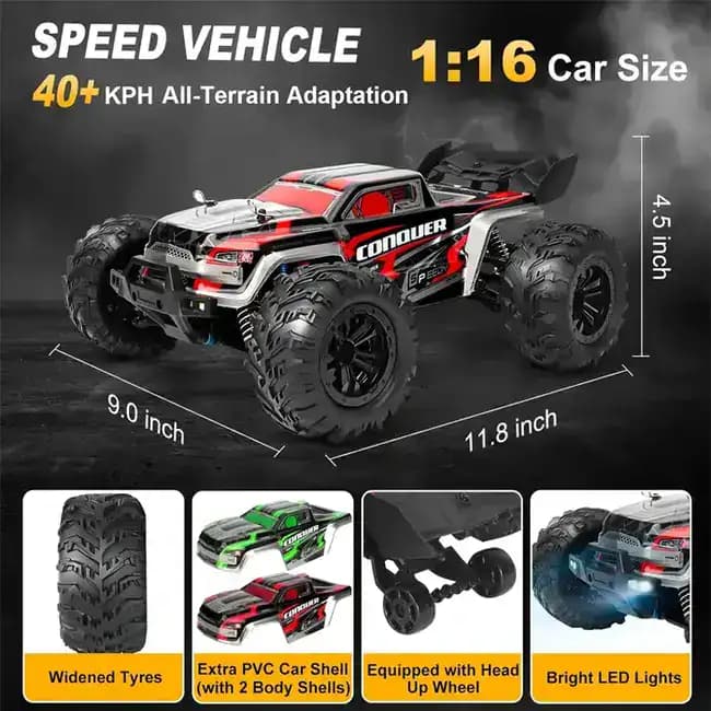 ماشین کنترلی آفرود CONQUER مدل JT-16102PRO — تصویر ۵