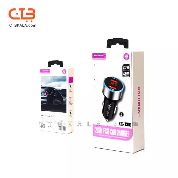 شارژر فندکی کلومن مدل KC-C06 به همراه کابل MICRO USB — تصویر ۶