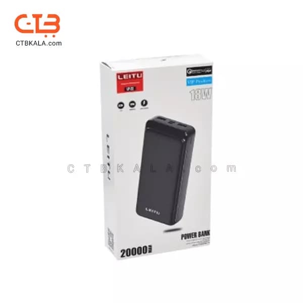پاوربانک لیتو مدل LP-22 ظرفیت 20000 میلی آمپر ساعت — تصویر ۲