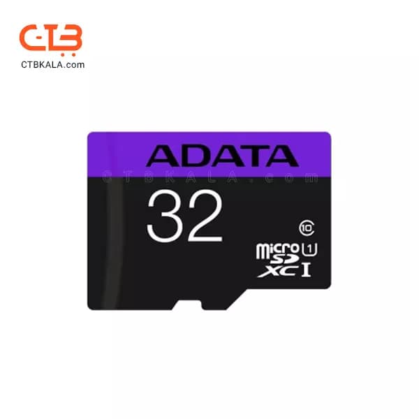کارت حافظه microSDHC ADATA 32GB premier کلاس 10 UHS-I سرعت 80MB/s همراه با آداپتور — تصویر ۲