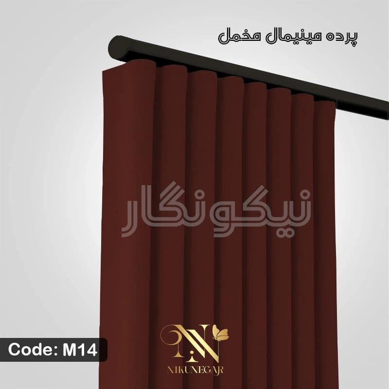 پرده مخمل مینیمال قرمز (کالیفرنیا) — تصویر ۱۱