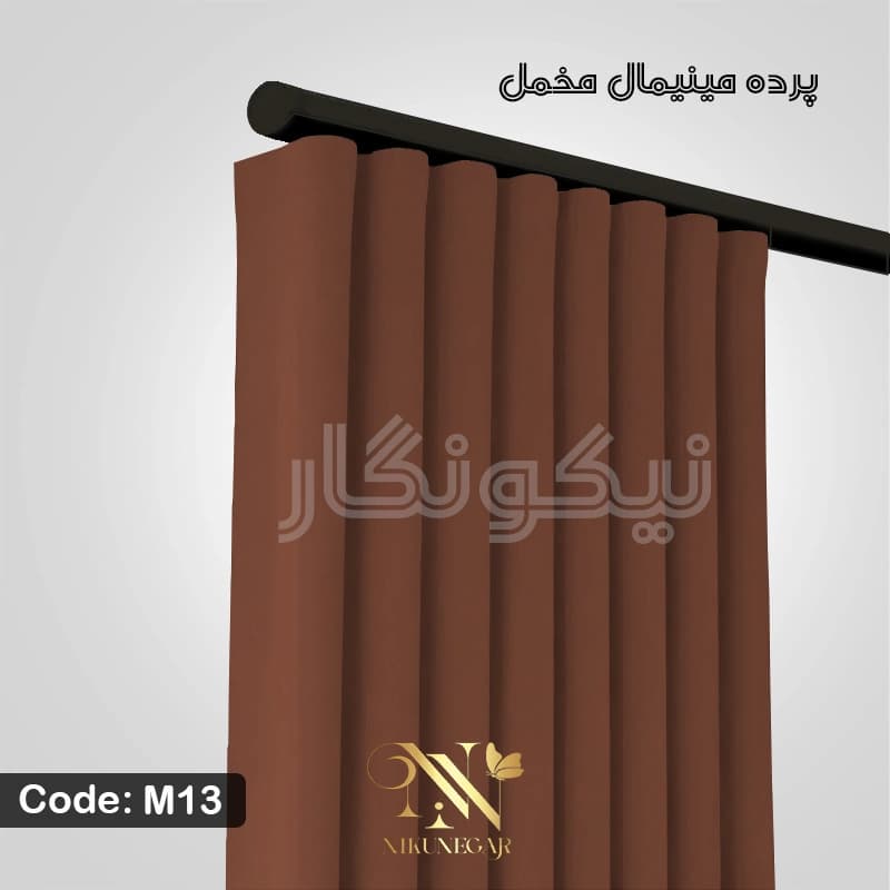 پرده مخمل مینیمال صورتی (کالیفرنیا) — تصویر ۲