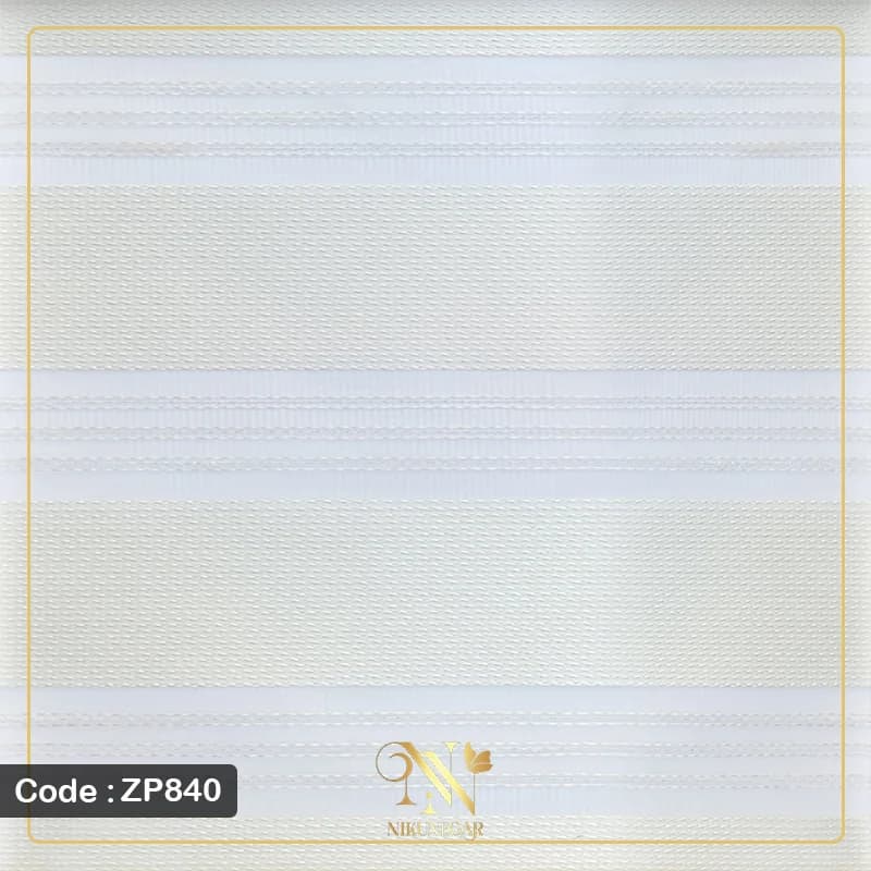 پرده زبرا ساده مدل ZP840 — تصویر ۳
