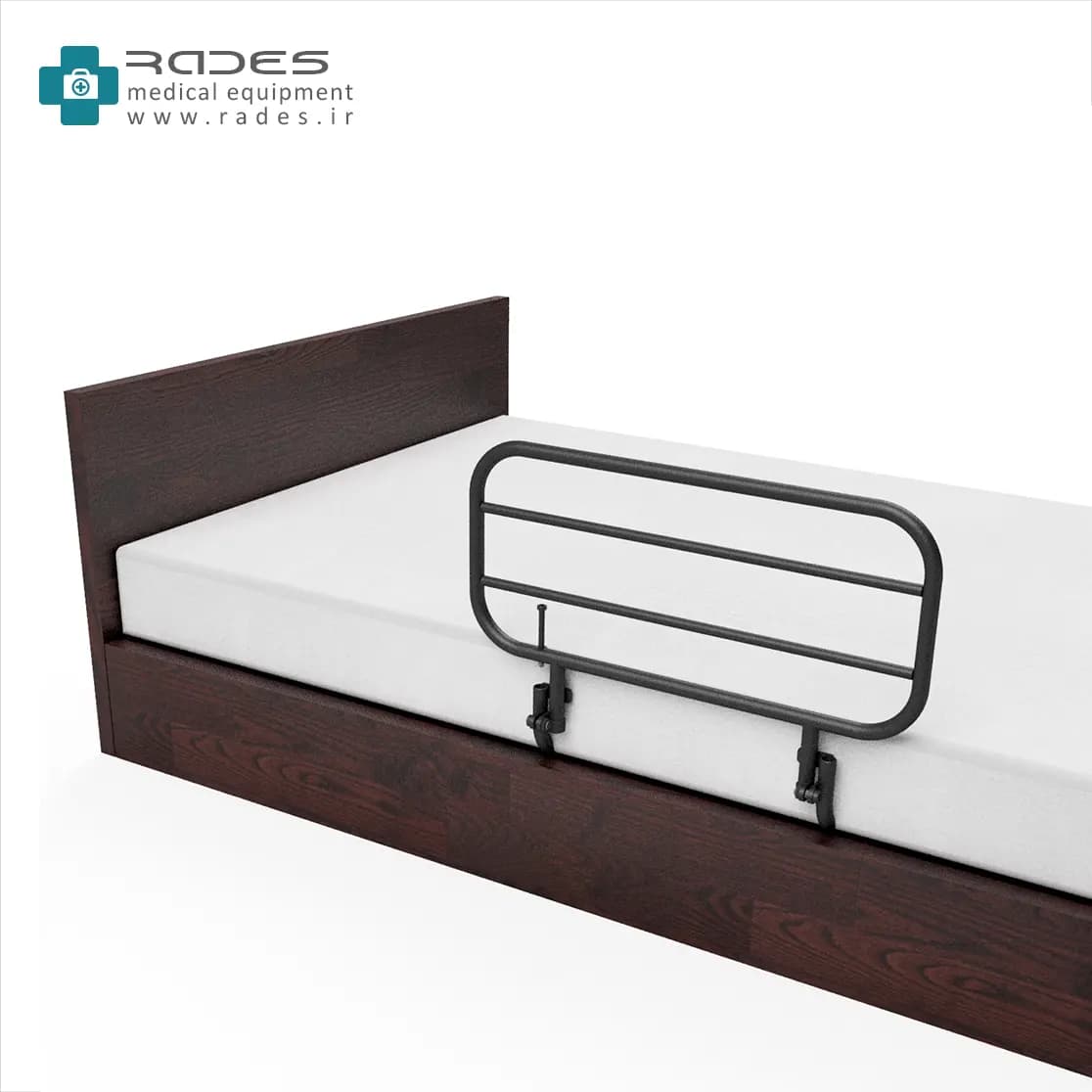 محافظ و دستگیره تخت رادس | RADES BEDHAND-113 (سفید) — تصویر ۲