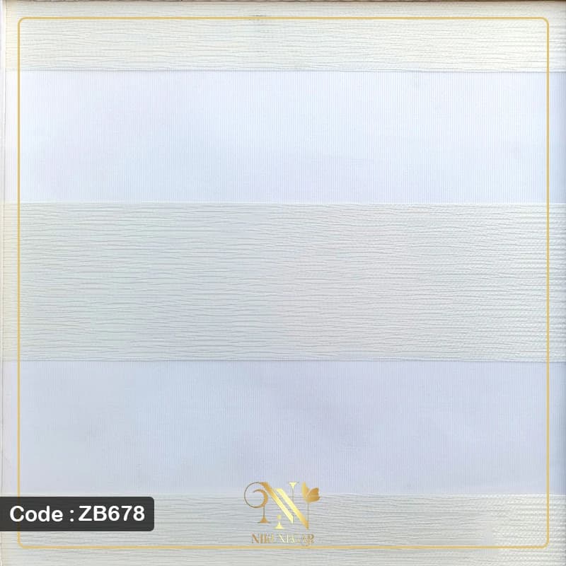پرده زبرا ساده مدل ZB678